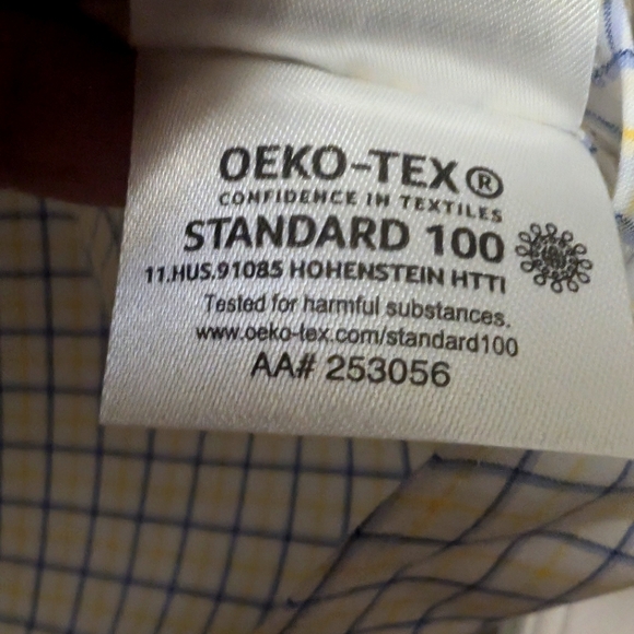 Men's Lauren, Ralph Lauren - Regular Fit Wrinkle Free Stretch Dress Shirt - Picture 6 of 13